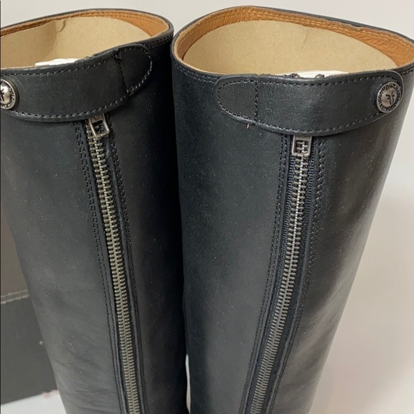 Frye Melissa black button back zip boots 5.5 - Picture 2 of 6